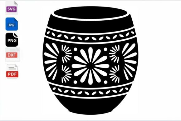 Barrel SVG Floral Design Cut File Review