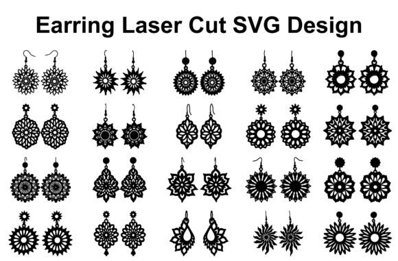 Boho Floral Earring SVG Pack Review