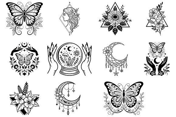 Boho Svg,Floral Moon Bundle Review