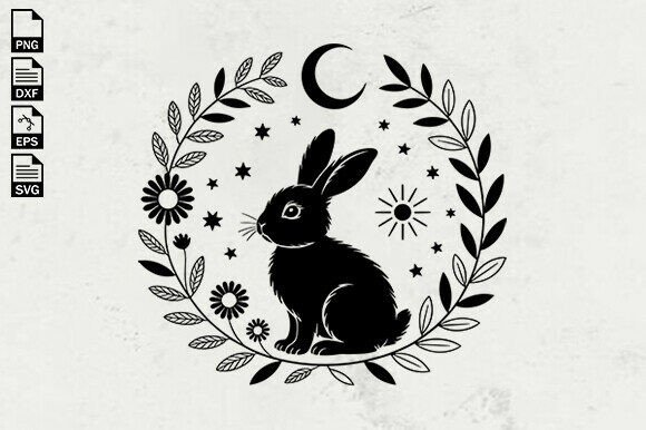 Easter Bunny SVG, Floral Bunny SVG: A Designer's Stitch Test