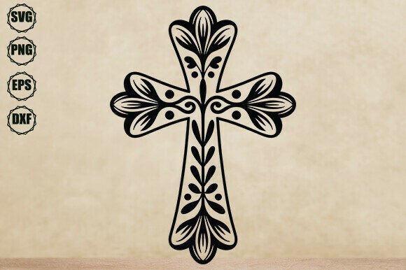 Floral Cross Svg, Decorative Cross Svg: A Designer's Review