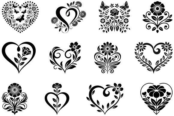 Floral Heart Svg,Valentine Svg Bundle Review