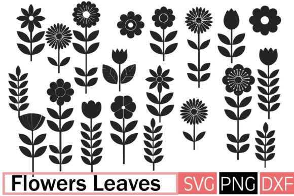 Floral Silhouette SVG Leaf Bundle Review