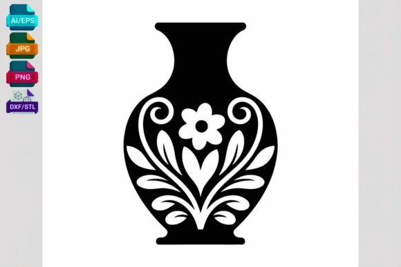 Floral Vase SVG Cut File for Crafters Review