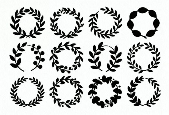 Floral Wreath SVG Bundle Laurel Branch Review