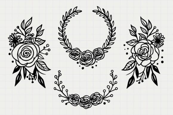 Flower Border SVG, Floral Frame SVG: A Designer's Review