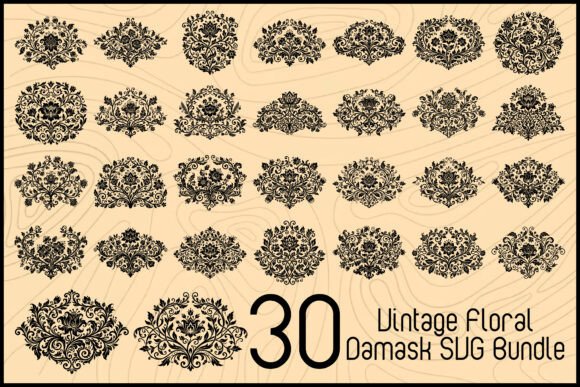 Vintage Floral Damask SVG Bundle Review
