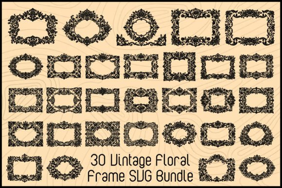 Vintage Floral Frame SVG Bundle Review