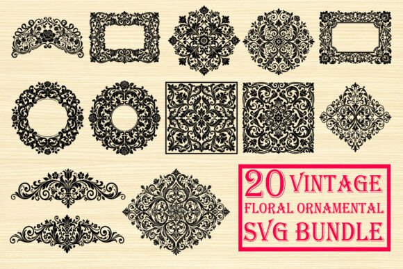 Vintage Floral Ornamental SVG Bundle Review