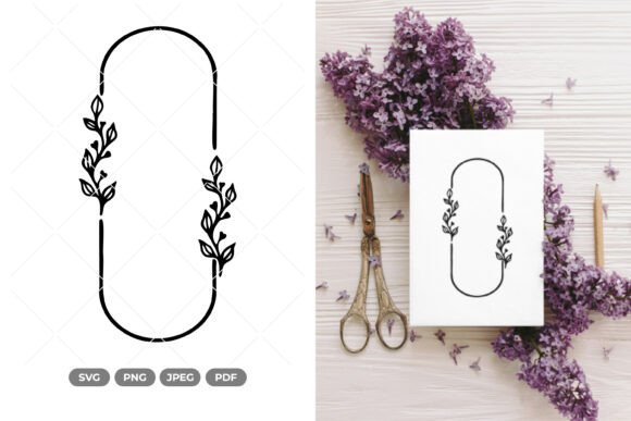 Wedding Floral Frame SVG Clipart Review